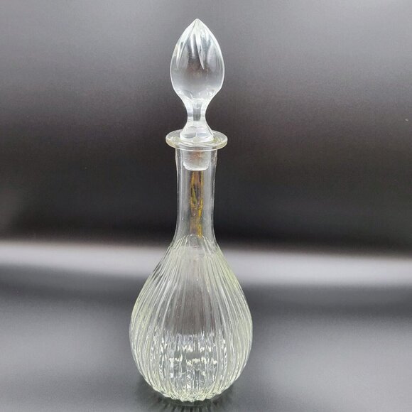 Decanter Glass Comptoir de Famille Glass Souffle Bouche Mouth Blown Handmade - Picture 6 of 11